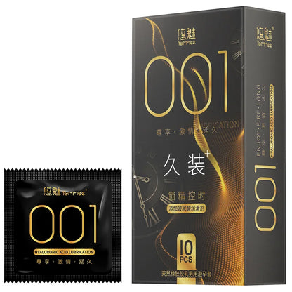 10pcs Fruit Flavor Ultra Thin Condoms Adults Toys For Men 18+ Extra Lubricated Penis Sleeve Male Delay Enhancement Sex Products