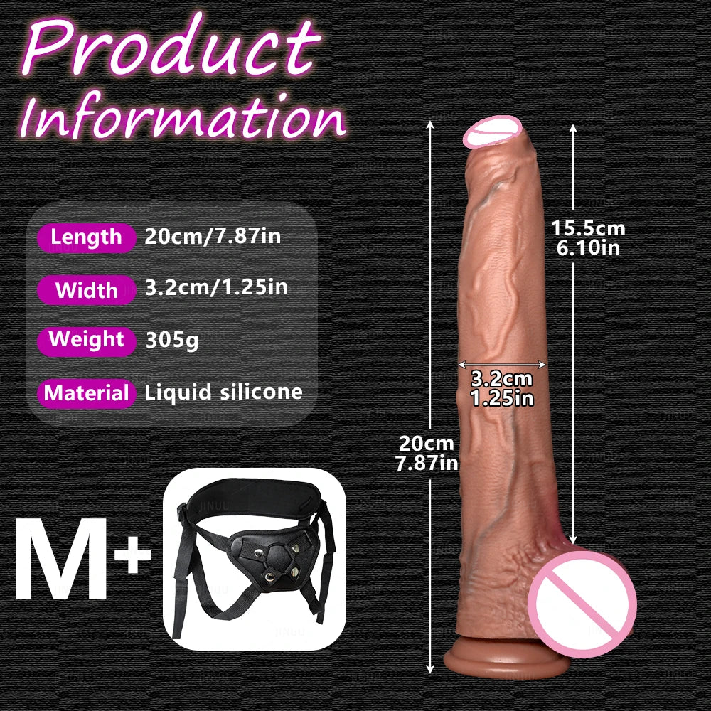 Realistic 5 Sizes Big Dildo Silicone Suction Cup Huge Penis Couples Masturbation Soft Cock Woman Man Anal Adult Sex Toy