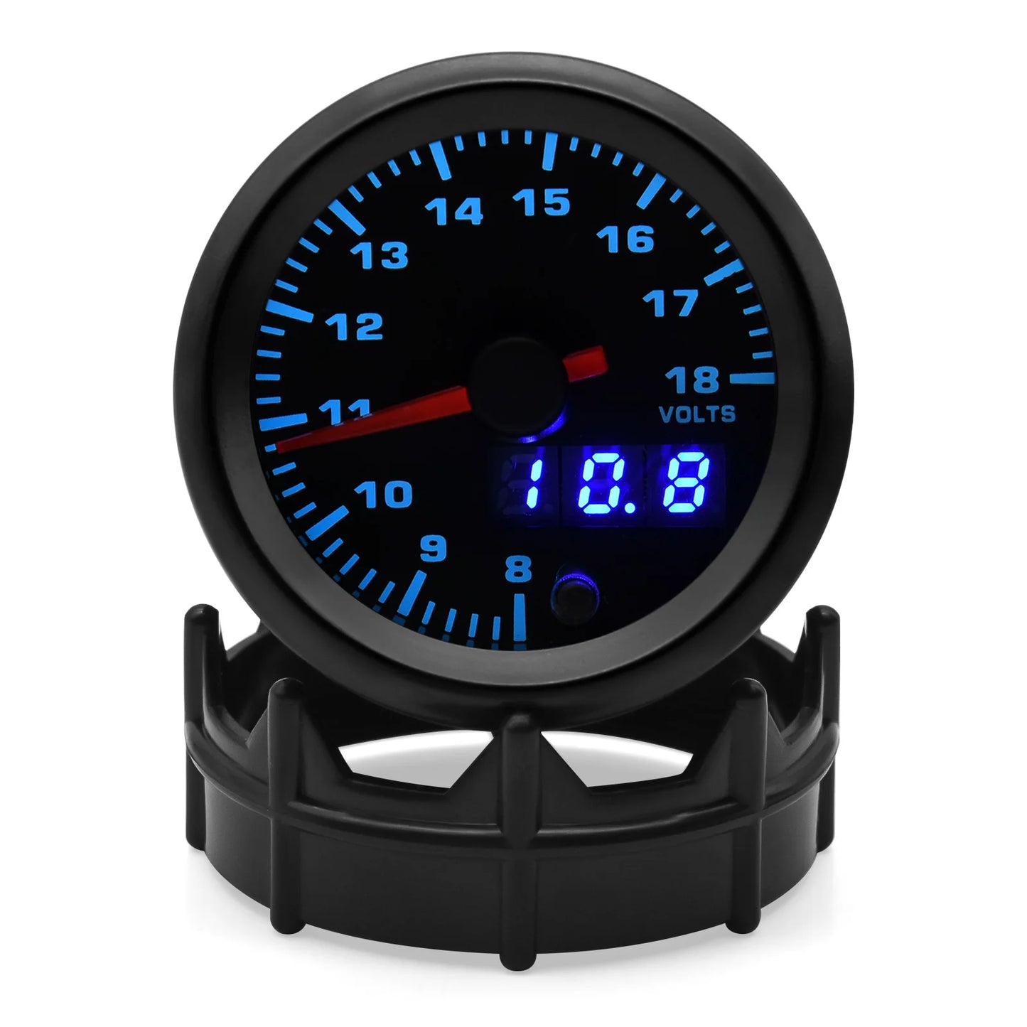 52mm Car Gauge 7 Color LED Boost Gauge Water Temp Oil Temp Oil Pressure Voltmeter Air Fuel Ratio Tachometer for 12V Racing Car