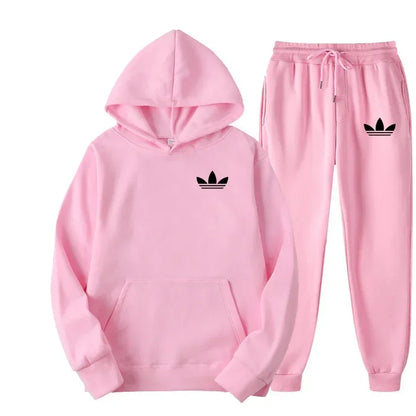 2025 New Men's Fashion Casual Tracksuits Outdoor Jogging Hooded Sets Sports Luxury Hoodie + Pants Suit Clothing