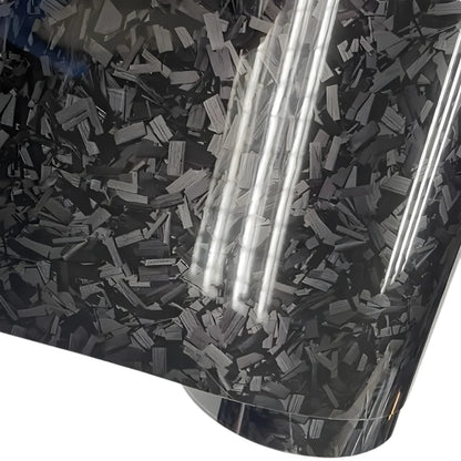 10/20/30/40/50 x 150cm Ultra Glossy Forged Carbon Fiber Vinyl Car Wrap Sticker Film Durable Weatherproof Sticker Easy to Install