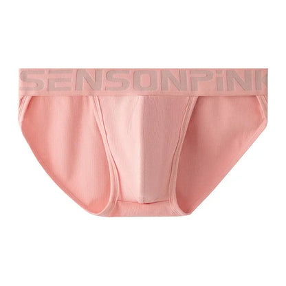 1/2/3 PCS Men's Underwear Mens Breathable Thread Modal Panties Breathable Skin Friendly Mid Rise High Fork Solid Color Briefs