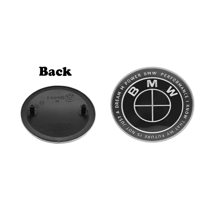 For BMW E39 E46 E87 E60 E90 Ac E30 E36 G20 74mm82mm Hood Emblem Car Front Bonnet Logo Trunk Cover Badge Auto sticker Accessories
