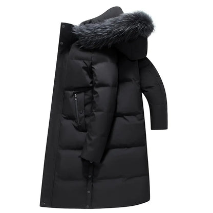 Down Jacket Man Long Men's Puffer Jacket Winter Coats For Men Duck Down Jacket Men Parkas Overcoat Padded Cold Clothes Feather