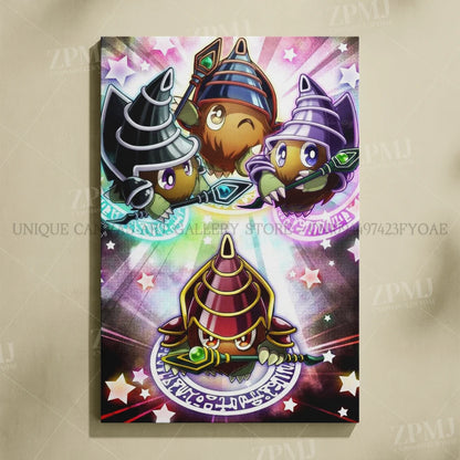 Yu-Gi-Oh! Canvas Pictures Painting Anime Figures Home Decoration Prints Poster For Living Room Frameless Wall Artwork Mural