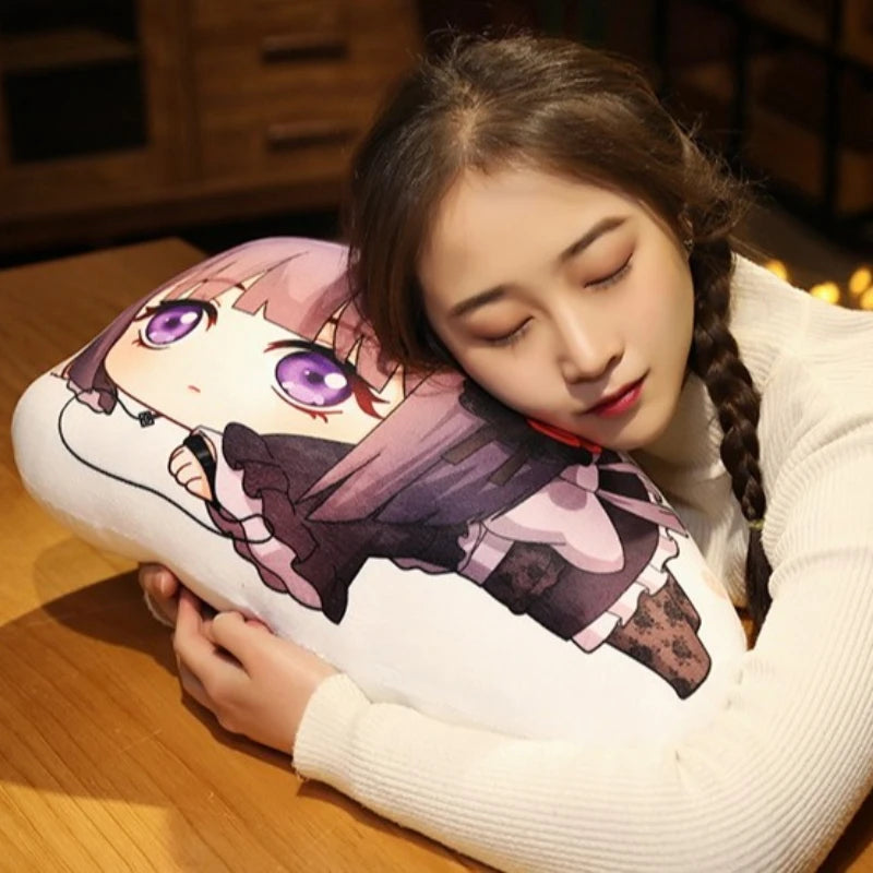 35cm Kawaii Anime My Dress Up Darling Series Q Version Pillow Cartoon Character Kitagawa Marin Creativity Printing Back Cushion