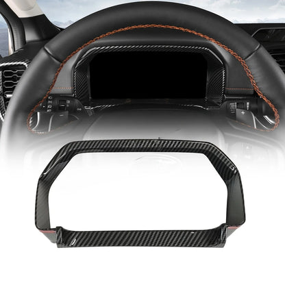 For Ford Ranger P703 T9 XL XLT Wildtrak Raptor 2023-2025 Carbon Fiber Texture Gear Shift Panel Cover Interior Trim Full Set