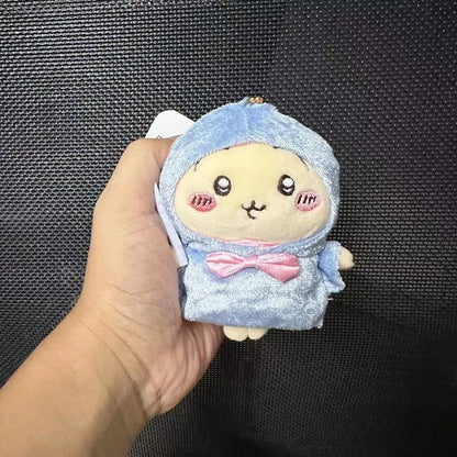 Jhiikawas Fairy Tale Prince  Princess Series Plush Keychain Cute Usagi Hachiware Jiikawa Anime Pendant Kawaii Bag Charm for Fans