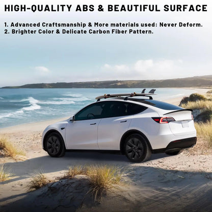 For Tesla Model Y 2024-2020 ABS Carbon Fiber Wings Original Performance Spoiler Model 3 2023-2026 Highland Exterior Accessories