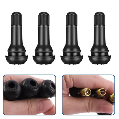 4/8/50/100PCS TR413 TR414 Automotive Tire Valve Valve Tubeless Tire Valve Core Vacuum Tire Rubber Valve Core Automotive Parts