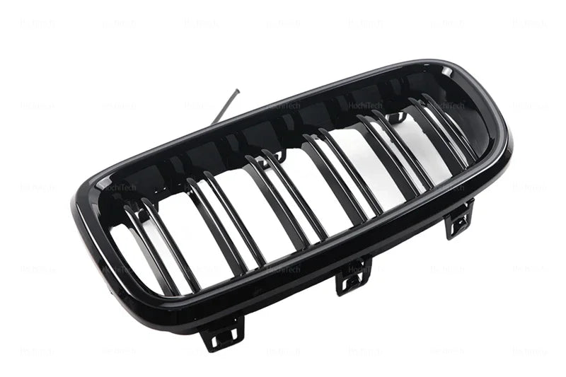 LED Light Front Bumper Racing Grille Grill For BMW 3 Series F30 F31 320i 330i 335i 2012-2019 1 Pair Gloss Black Kidney Grills