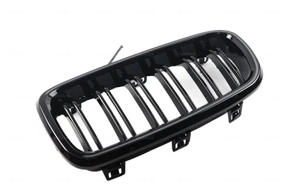 LED Light Front Bumper Racing Grille Grill For BMW 3 Series F30 F31 320i 330i 335i 2012-2019 1 Pair Gloss Black Kidney Grills