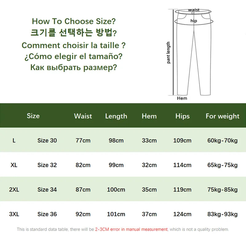 Winter New Cargo Velvet Pants for Men Clothing Cotton Thicked Keep Warm Simple Daily Trousers F7628