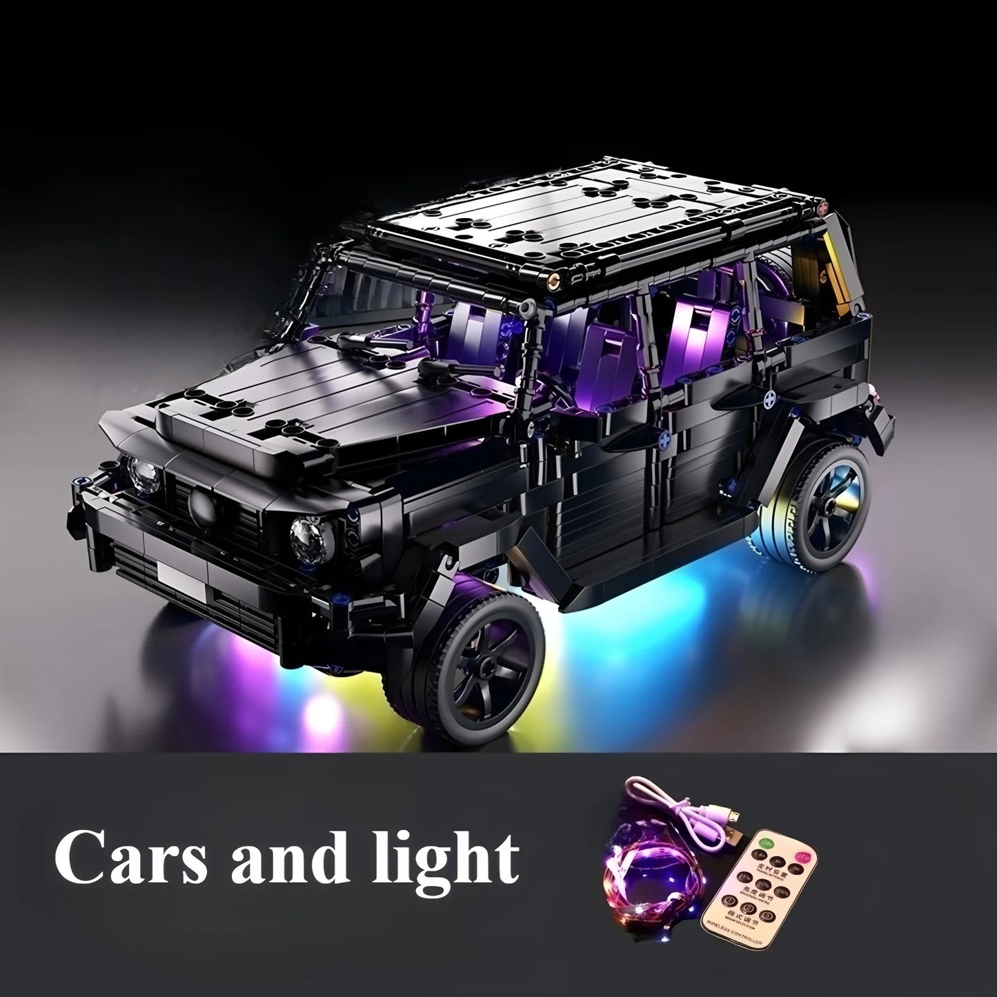 Building Block Sports Car 1:14 RC Toy Car, Building Block Toy Birthday Gift, Sports Car Model, Children's DIY Gift