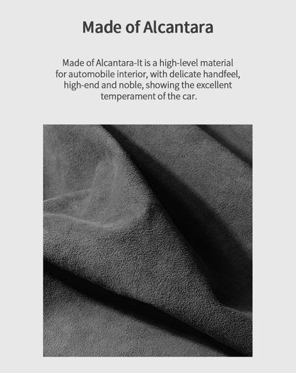 Made of Alcantara For Mustang Car Center Console Gear Shift Panel Trim Sticker and Gear Shift Boot Cover Interior Accessories