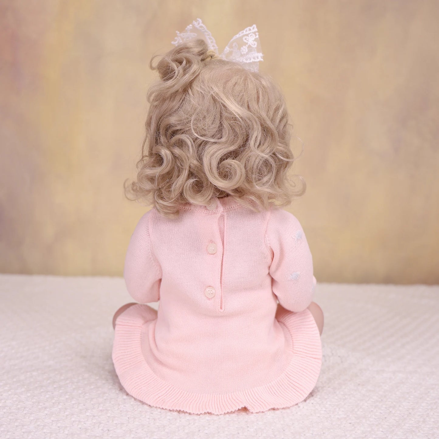 18 Inch Reborn Baby Doll Full Vinyl Body Realistic 3D Skin Visible Veins Newborn Girl Toy Collectible Birthday Gift