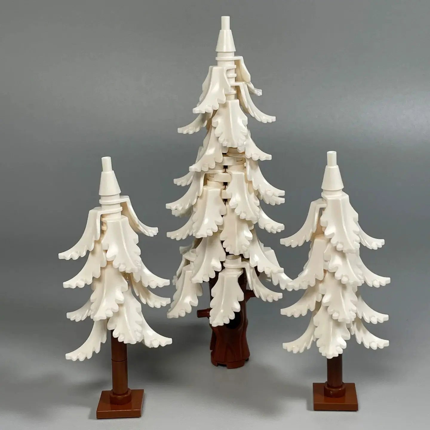 MOC City Garden Building Block Set – DIY Assembly Pine & Pine And Cypr, Street View Forest Plants, Trunk Leaves Grass Accessorie