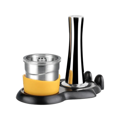 Reusable Capsule for illy y3 Machine Espresso Refillable Pods Stainless Steel Crema Coffee Filter Pod Comaptible with illy X7 Y5