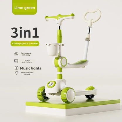 Scooter for children and scooter suitable for boys and girls, ideal for helping children develop their sense of balance