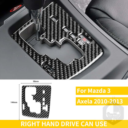Whole Interior Stickers For Mazda 3 Axela 2010-2013 Carbon Fiber Car Accessories Dash Trim Gear Shift Console Cover Molding