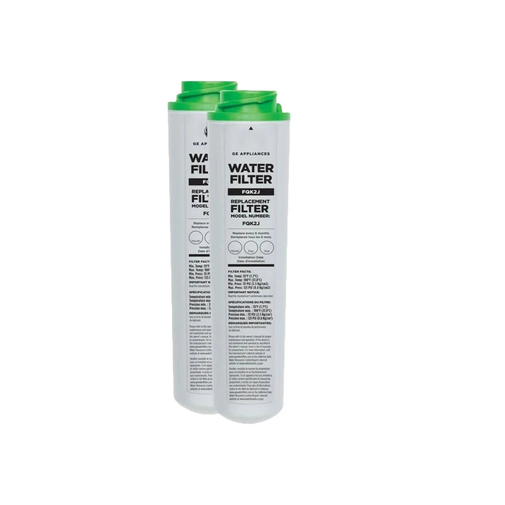 Under Sink Water Filter Replacement for GE FQK2J FQK1K GXSV65R GQSV65R 300Gallons Dual Flow Drinking Water Replacement Filters