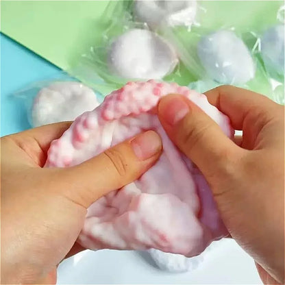 Shapeable Vacuum Squishies Sand Ball Grape Stress Ball Stress Relief Noisy Ball Desktop Squeezing Soothing Toy Birthday Gift
