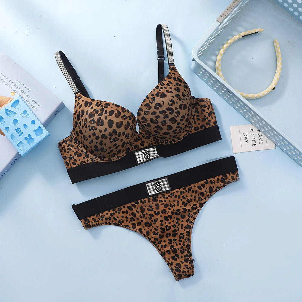 Victoria s Secret Comfortable Underwire Lingerie Set For Ladies Daily Wear Women Bra Set Lace Push Up Seamless