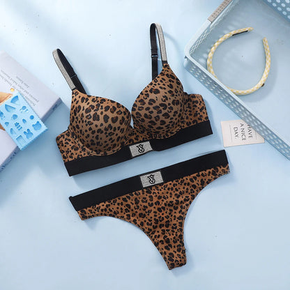 Victoria s Secret Women Bra Set Lace Push Up Seamless Comfortable Underwire Lingerie Set For Ladies Daily Wear