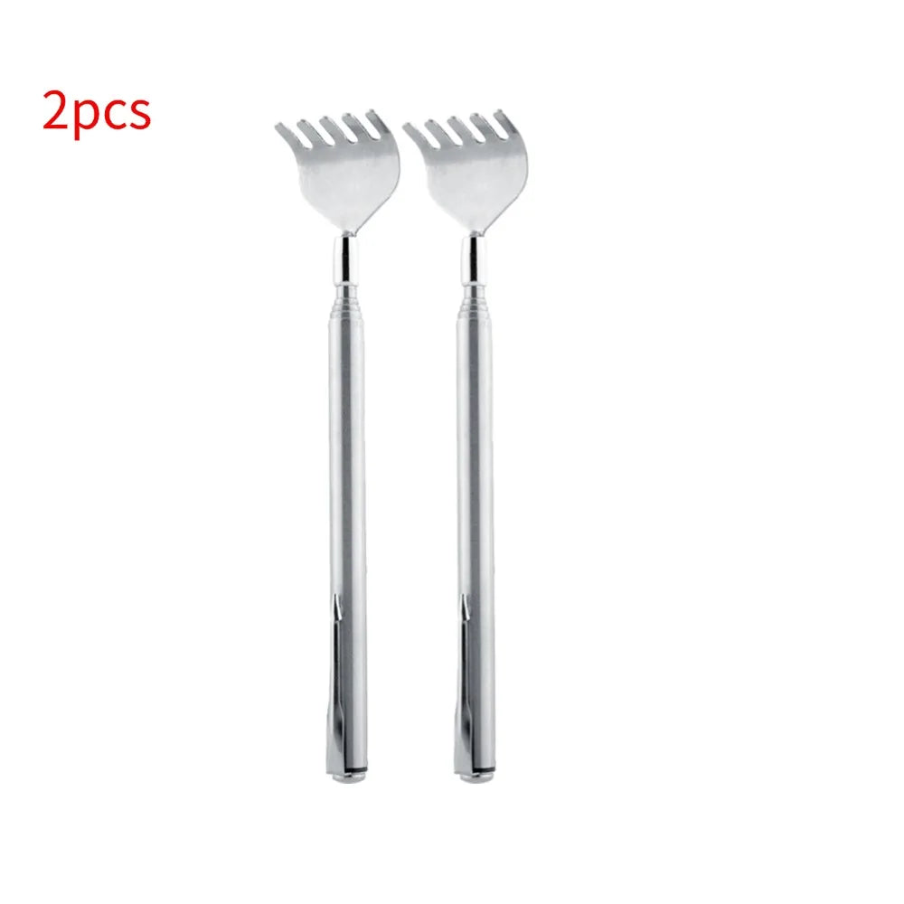 Adjustable Retractable Back Scraper Steel Anti-itch Claw Massager Scratching Rake For Elderly Back Massage Tool Heath Care