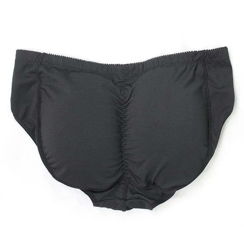 MISSMOLY Mens Padded Underwear Butt Enhancer Shapewear Butt Lifter Boxers with Detachable Pads