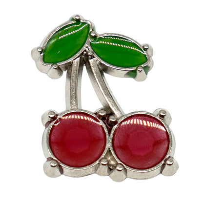 1/8pcs Red Cherry Strawberry Metal Shoe Charms Bling Cactus Luxury Shoe Decoration Accessories Pin Clog for Women Girls Gift