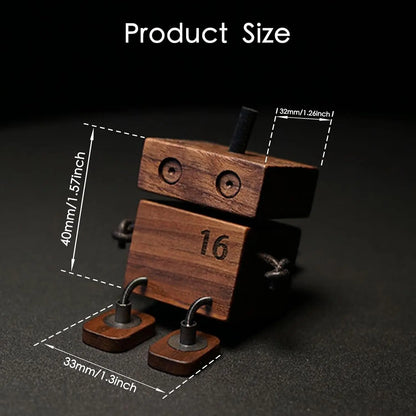 Car Air Fresheners Cute Shaking Wooden Man Figurine Diffuser for Car Dashboard Reusable Air Freshener Gifts Car Vent Clip