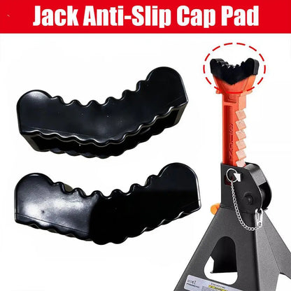 Universal Rubber Jack Pad Adapter for Car Lift Stand 2Pcs Slotted Rail Grip Pad Frame Protector Heavy Duty Auto Tool