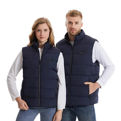9 Heated Vest Zones Electric Heated Jackets Men Women Sportswear Heated Coat Graphene Heat Coat USB Heating Jacket For Camping