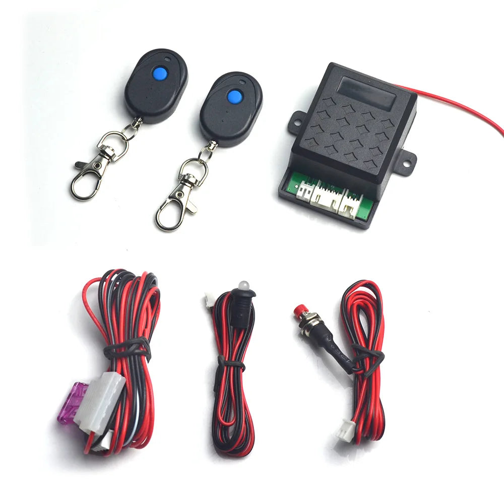 Anti-theft device for car; intelligent remote control; engine cut-off device; induction lock control; universal