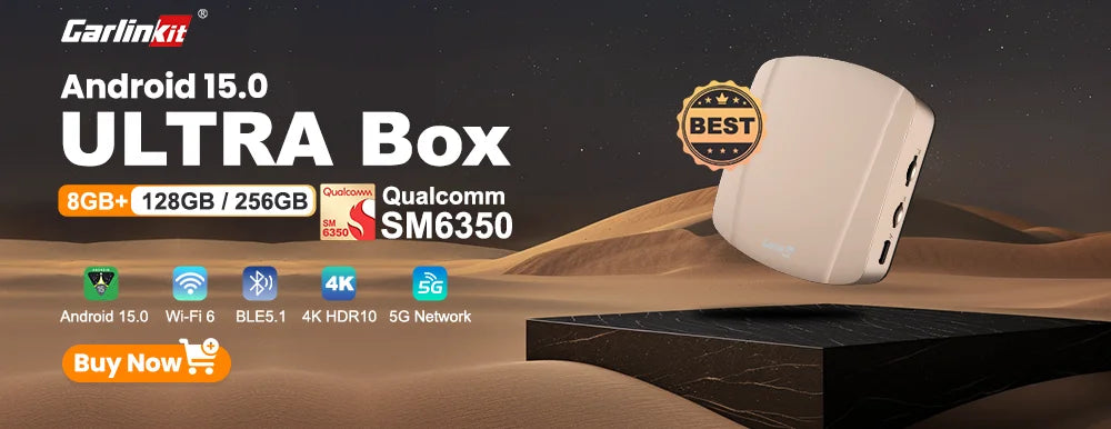 CarlinKit LiteS Android Tv Box Android auto CarPlay Wireless Adatper for Netfilx Youtube IPTV Spotify Skoda Volvo Honda Toyota