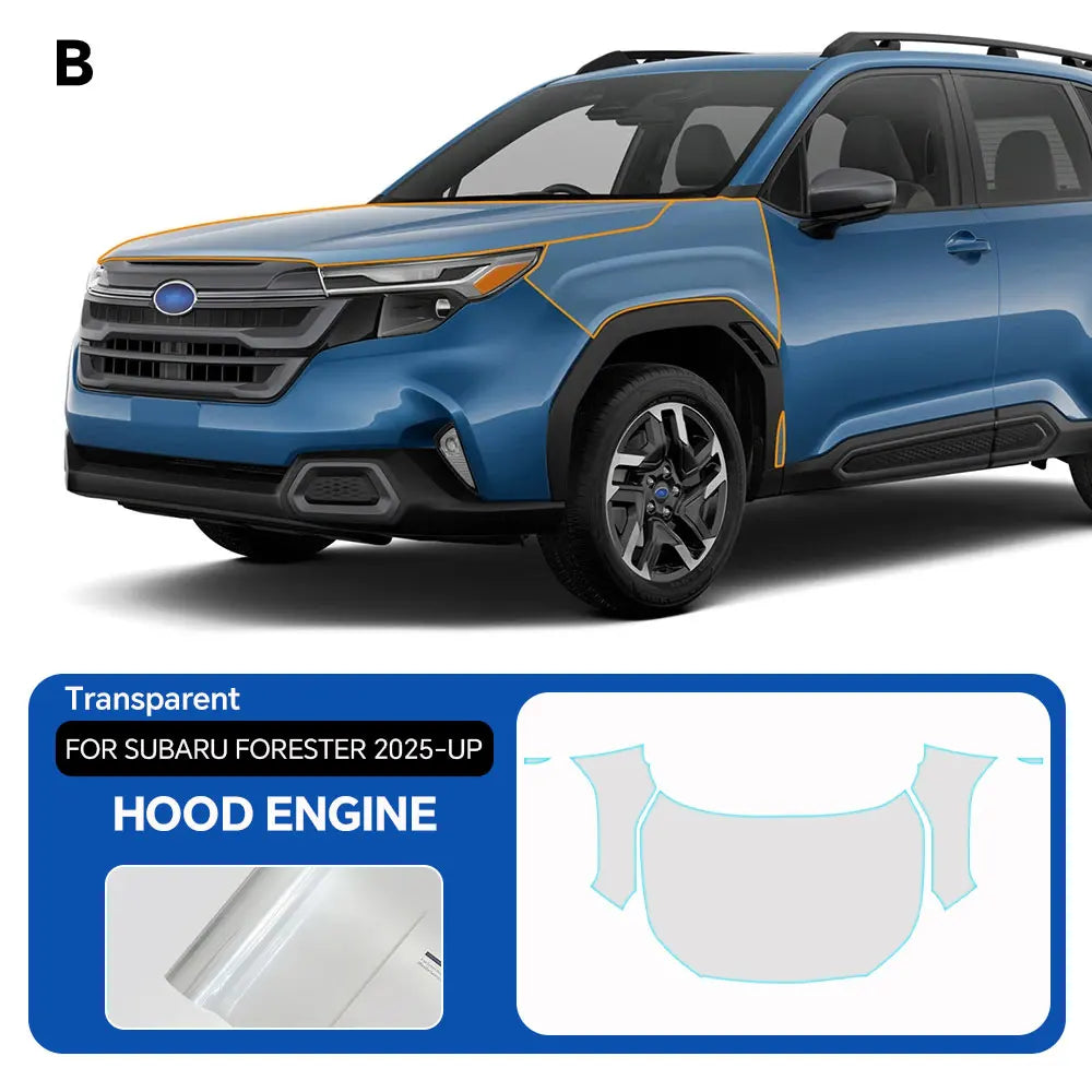 9Mil For Subaru Forester 2025-2026 PPF TPU Pre-cut Paint Protection Film Anti-Scratch Invisible Clear Resistant Car Wrap Film