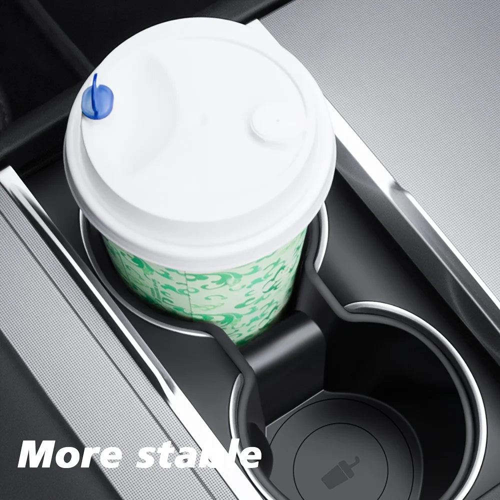 Armrest Organizer Tray Suitable for Tesla Model Y Juniper 2026 Model Y L 6 Seater Translucent ABS Box 2/4/6PCS Silicone Mat Set
