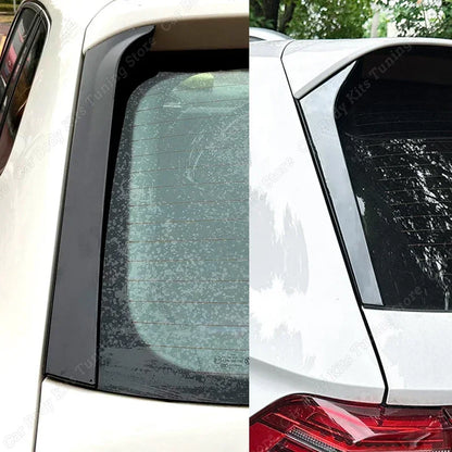 Gloss Black Car Rear Wing For VW Tiguan MK2 Rline \ Standard 2017-2021 Side Spoiler Canard Wing Tuning Accessories ABS Plastic