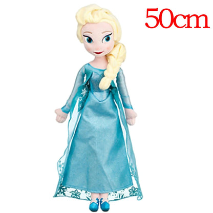 40-50 cm Frozen Princess Anna Elsa Plush Doll Toys Snow Queen Princess Anna & Elsa Soft Stuffed Toys Gifts for Girls Kids