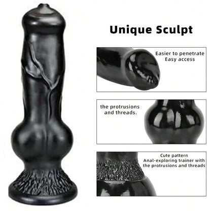 Huge Dildo Animal/Dog Dildo Realistic Penis with Suction Cup Big Butt Plug Giant Monster Cock Dick Adults Supplies for Men Women