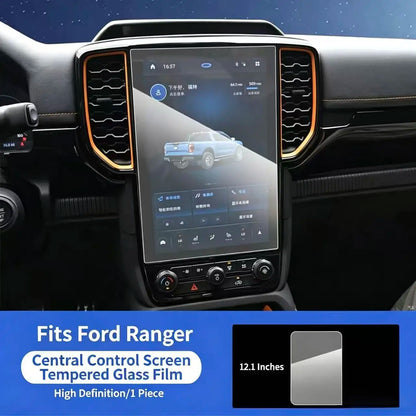 For 2022-2024 Ford Ranger Ranger Navigation Tempered Film 2022-2024 Everest Central Control Screen Protective Film Modification