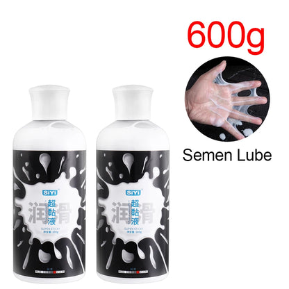Gay Lubricant For Sex Adult Man Anal Lubrication Semen Cream Lube Water-Based Sperm Gel Women Intimate Sex Game Toys Lubricating