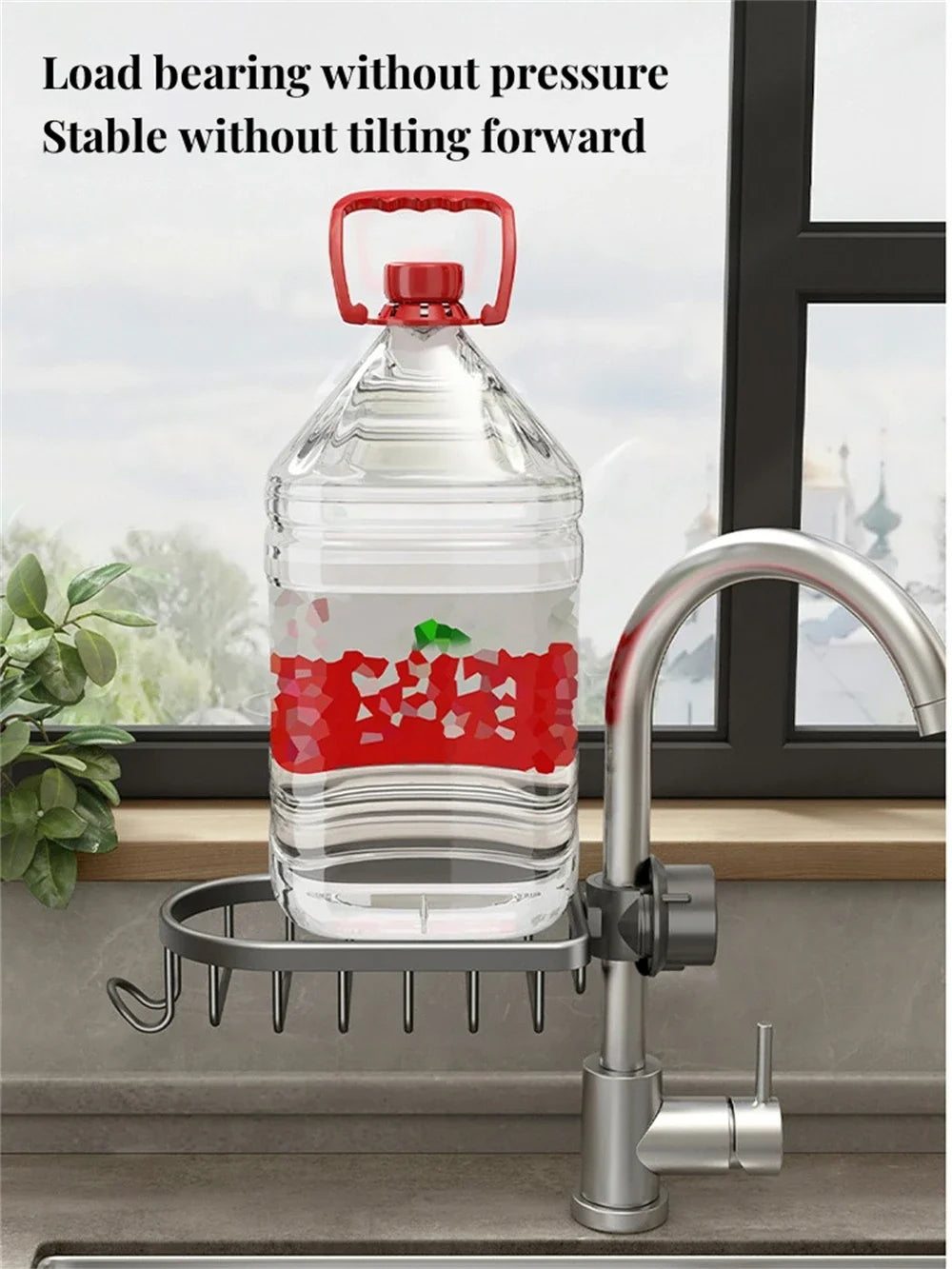 Kitchen Sink Drain Rack Sponge Storage Flexible Faucet Holder Soap Drainer Towel Rack Shelf Organizer Kitchen Accessories