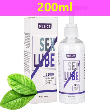Imitation Semen Lubricant Love Gel Water Based Lube for Men Women Lubricants Gay Vaginal Anal Lubricantion Oil Adult Sex Toys