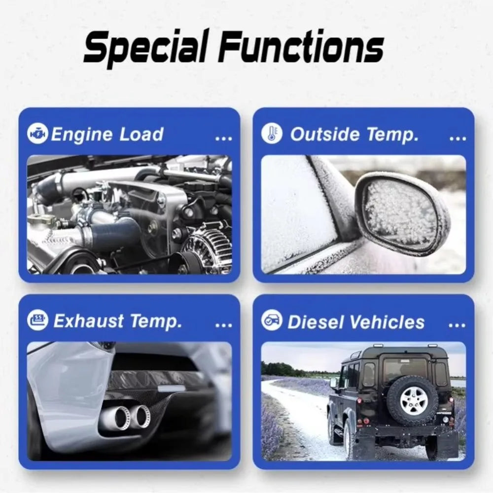Diagnostic Tools Digital GPS Speedometer Car Navigation OBD+GPS Smart Gauge Automotive HUD Head Up Displays A600