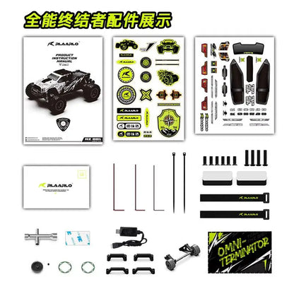 New Rlaarlo Omni Terminator V2 Rc Monster Truck Brushless Electric 4wd Off Road All Terrain Remote Control Adult Hobby Model Car