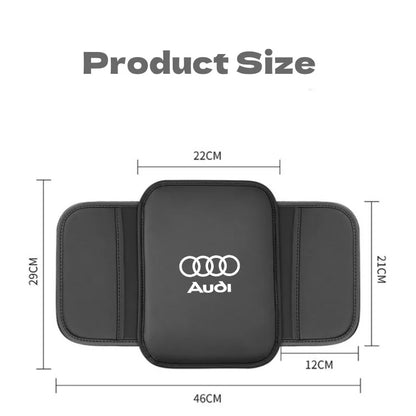 Car Styling Seat Armrest Box Protector Cushion Storage Box Cover Pad for Audi Quattro Sline A3 A4 A6 A5 Q5 Q7 Q3 A7 TT S3 S4 S5