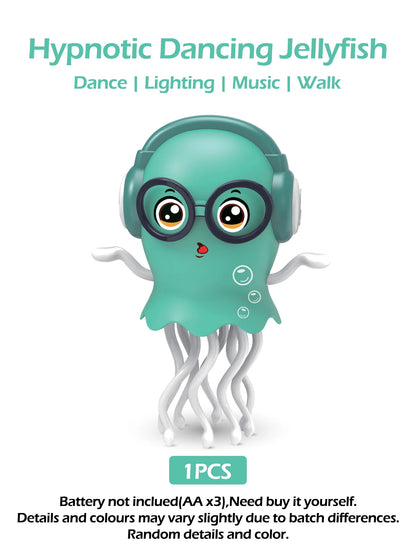 1pc Auto-sensing Avoiding Obstacles funny Dancing Octopus baby toy with music light to baby learn crawling guidance and head up