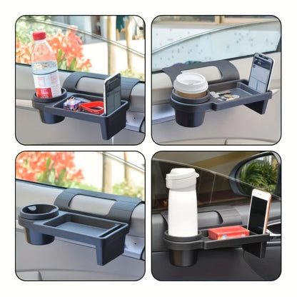 Car Organizer Box With Cup Holder Drink Holder Side Door Window Phone Slot Hanging Storage Rack For Vehicle Interior Accessories